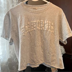 Small Light Gray ‘California’ John Galt Loose Tee